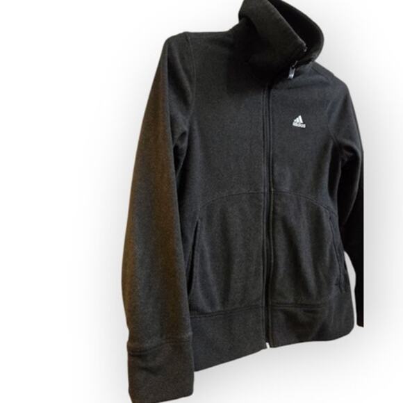 Adidas Golf Women’s Small Black Full Zip Jacket Polyester Activewear - Picture 3 of 9